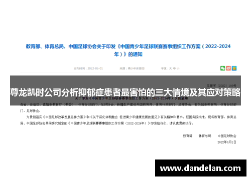 尊龙凯时公司分析抑郁症患者最害怕的三大情境及其应对策略